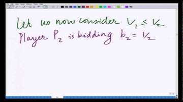 Lecture 42:  Auctions as Bayesian Games- Second Price