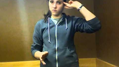 ASL 001 video #1