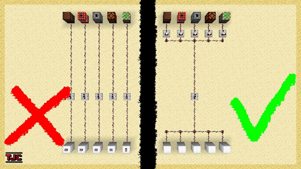 EINE LEITUNG für ALLES | Wie du VIEL REDSTONE ganz EINFACH verlegst | Tutorial / Erklärung