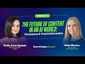 The Future Of Content In An AI World: Provenance & Trust In Information