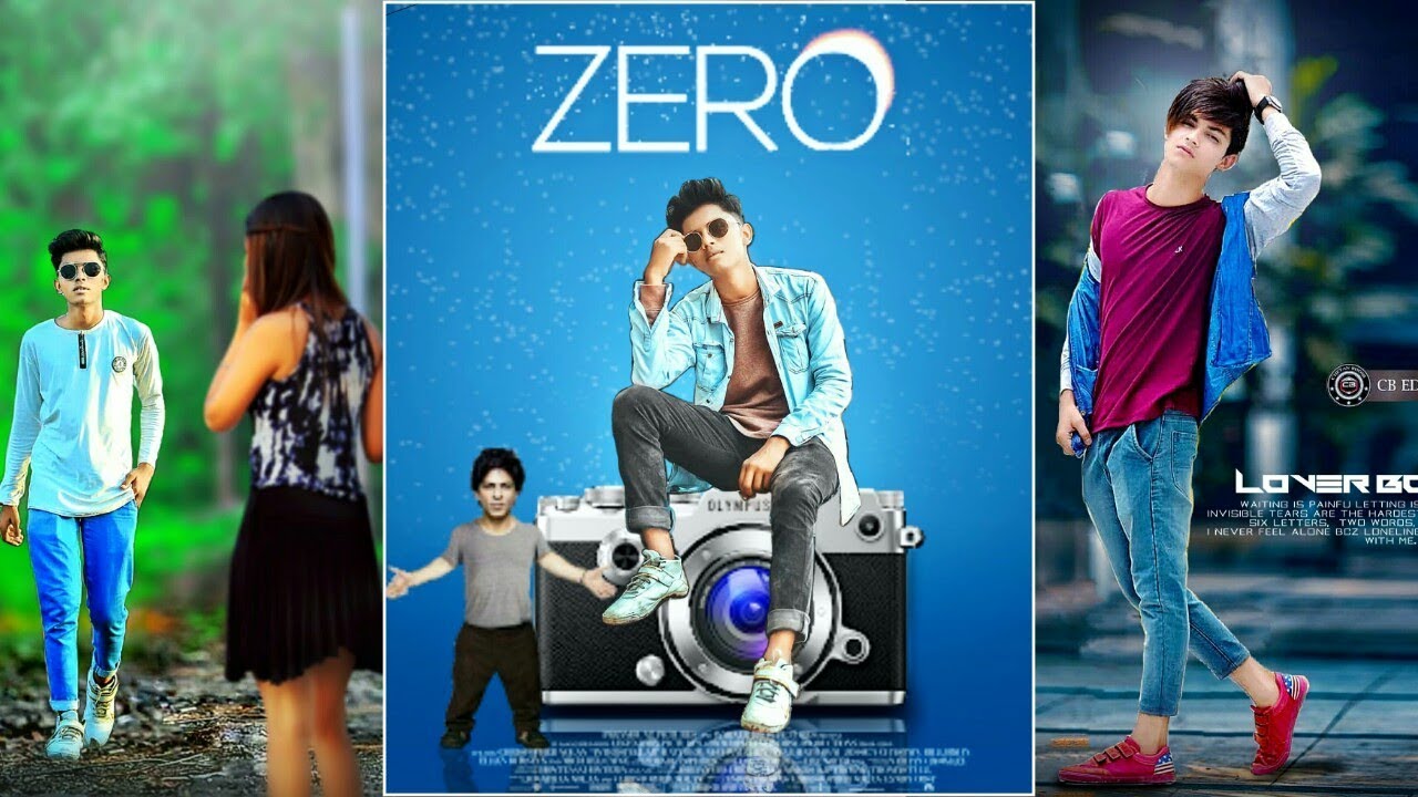 ZERO Movie Poster Editing in PicsArt 2018 |Picsart Editing Tutorial |LIKE PHOTO EDIT