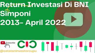 Return Investasi di BNI Simponi setelah 10 tahun - eps 11 Return Investasi di BNI Simponi setelah 10 tahun - eps 11
