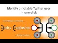 Identify a Twitter user in one click