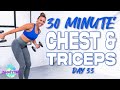 30 Minute Chest and Triceps Workout | Summertime Fine 3.0 - Day 33