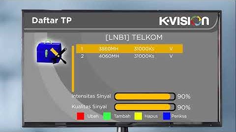 CARA MENAMBAHKAN TRANSPONDER SATELIT TELKOM 4 DI DECODER KVISION C1000 DAN C1200