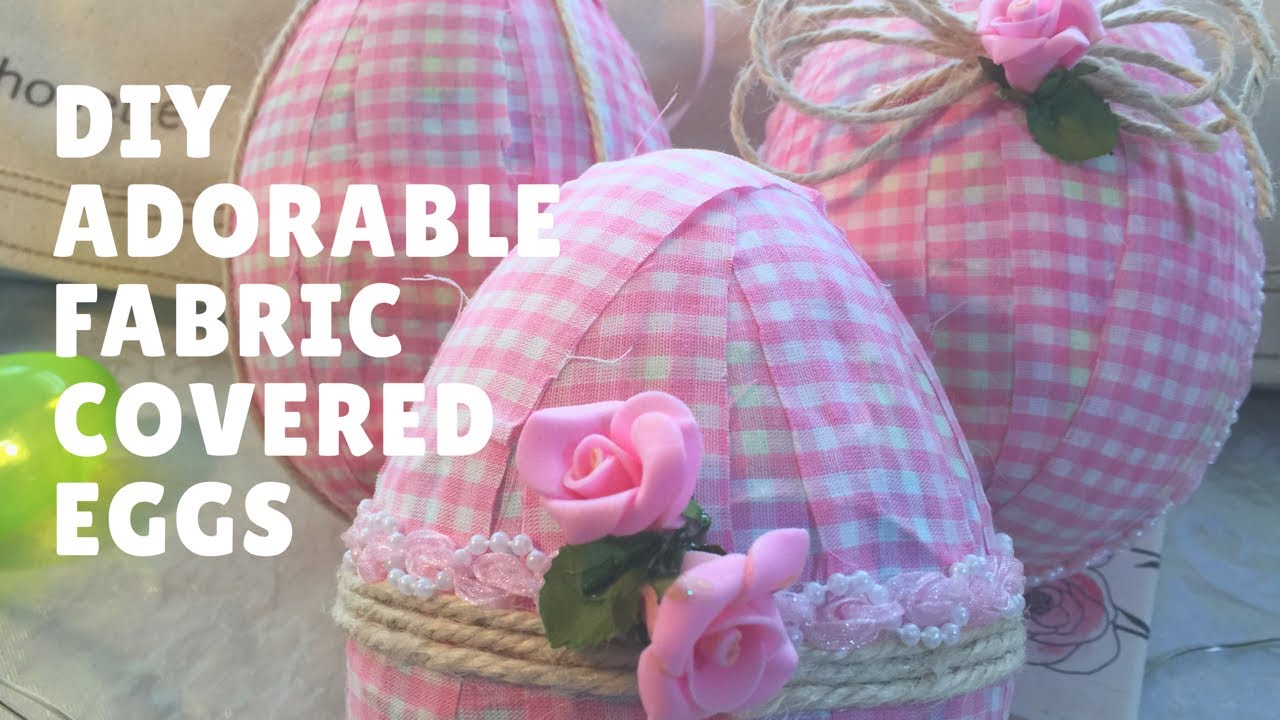 DiY Fabric Easter Eggs That Cost Pennies To Make YouTube