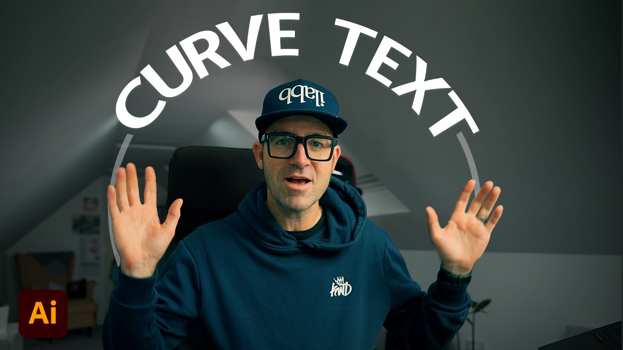 Curve Text in Minutes: The Illustrator Tip You NEED TO KNOW - YouTube