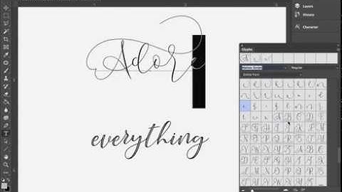 How to Easily Access Glyphs and Hidden Characters in Photoshop