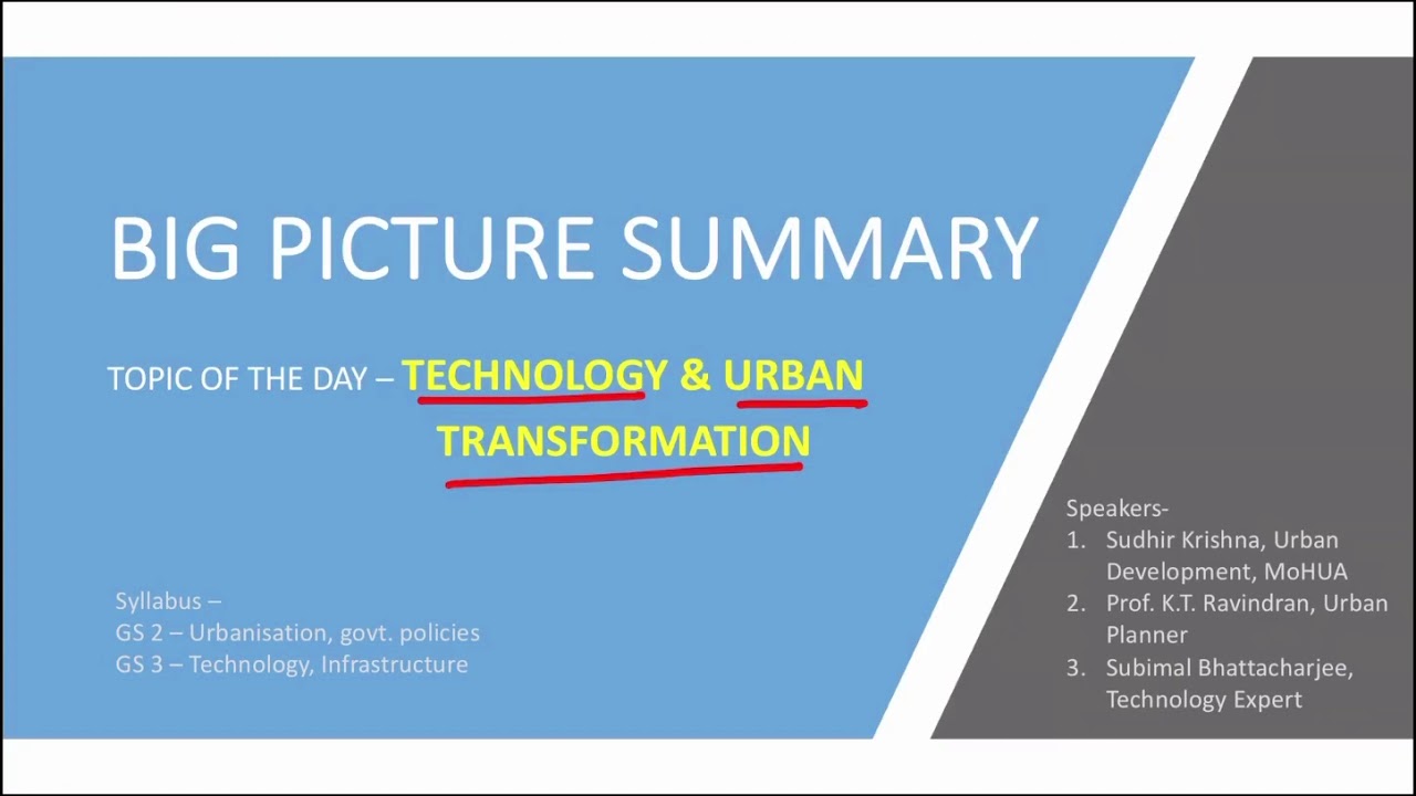rstv-big-picture-summary-on-technology-urban-transformation-youtube