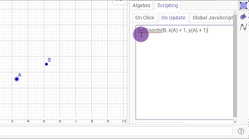 GGB Basics - Scripting, Co-Dependent Points