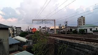 7502次貨物列清水北通過
