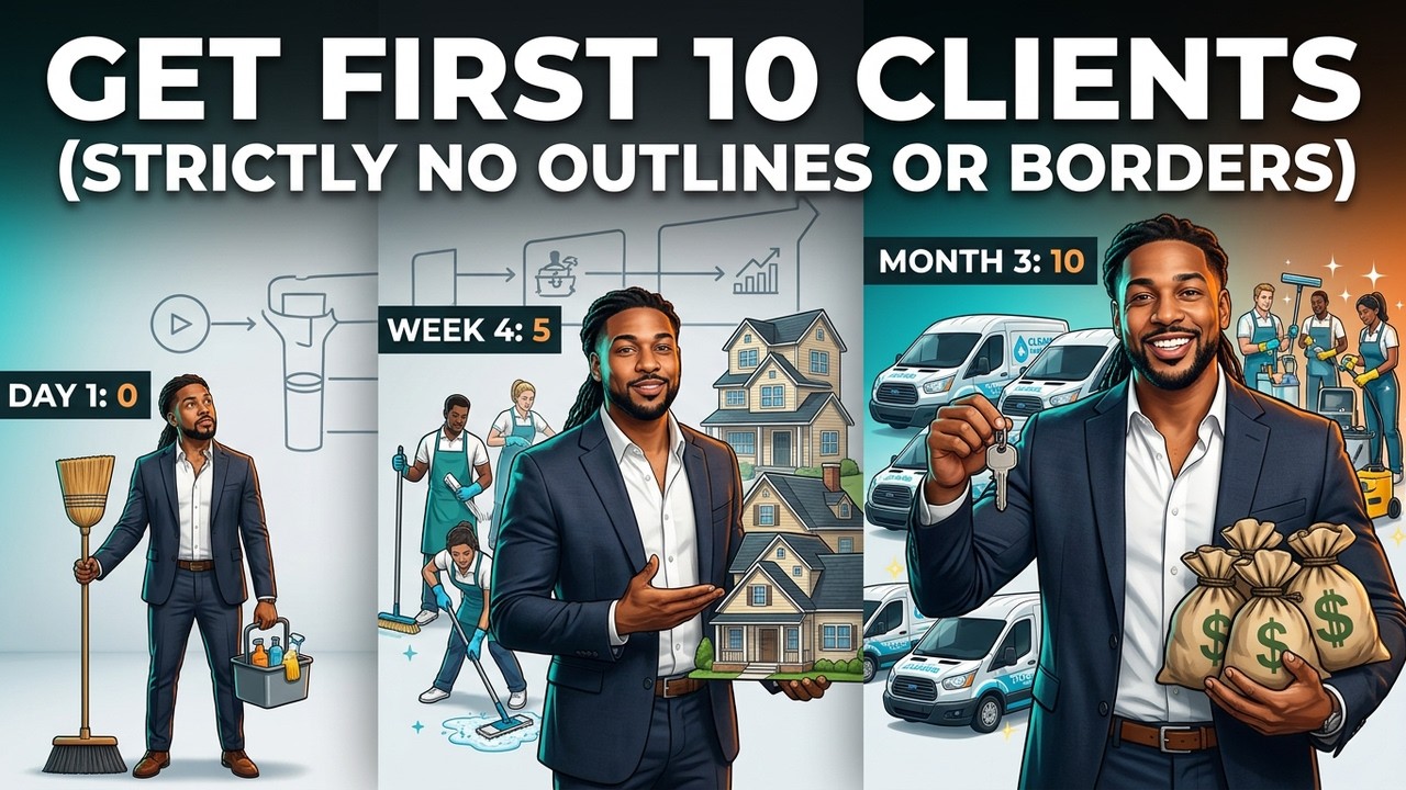 Video thumbnail for How to Get Cleaning Clients (And Keep Them): Your First 10