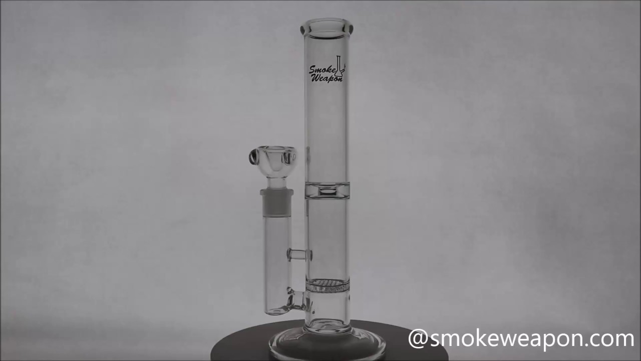Honeycomb Perc Straight Tube Bong