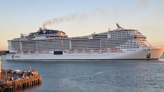 MSC VIRTUOSA   docked at Southampton  04/05/24      UHD 4k