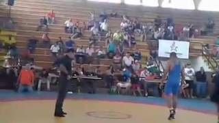 El Pitbull Alberto Garcia Campeon 86Kg Libre Copa Cambell Año 2015.