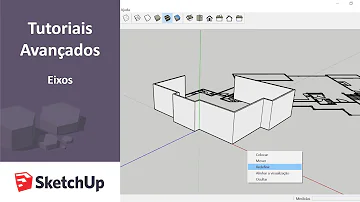 Como colocar objeto no eixo SketchUp?