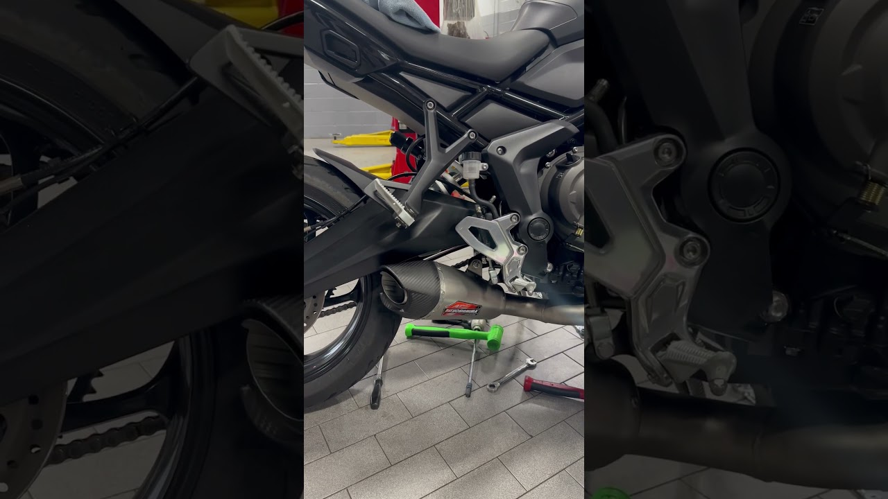 2023 triumph tiger sport 660 with yoshimura at2 exhaust