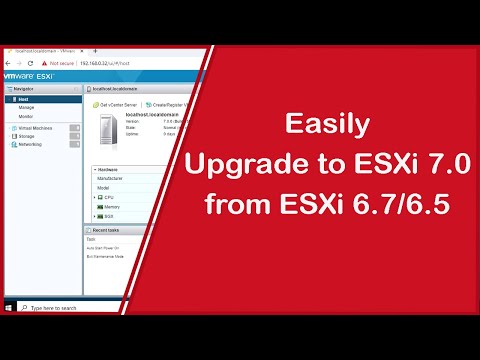 Upgrade to VMware vSphere ESXi 7.0 from ESXi 6.7/ESXi 6.5 using ESXi 7 ISO | upgrade ESXi 6.7 to 7