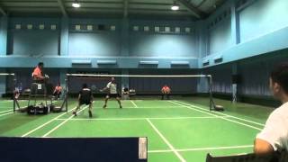 20131007 102年全國青少年盃羽球賽MS陳昱龍VS陳敬威-1