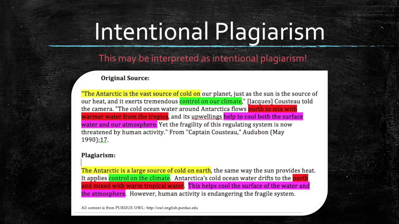 What is plagiarism and how to avoid it - YouTube