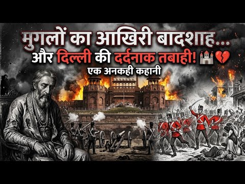 मुगलों का आखिरी बादशाह… और दिल्ली की दर्दनाक तबाही! 🏰💔