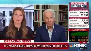 Celebrity Joe Biden iInterview with Nicole Wallace on Deadline MSNBC Profile