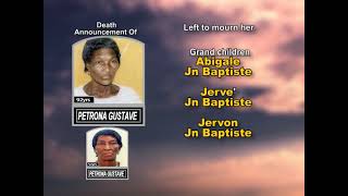 Petrona Gustave long