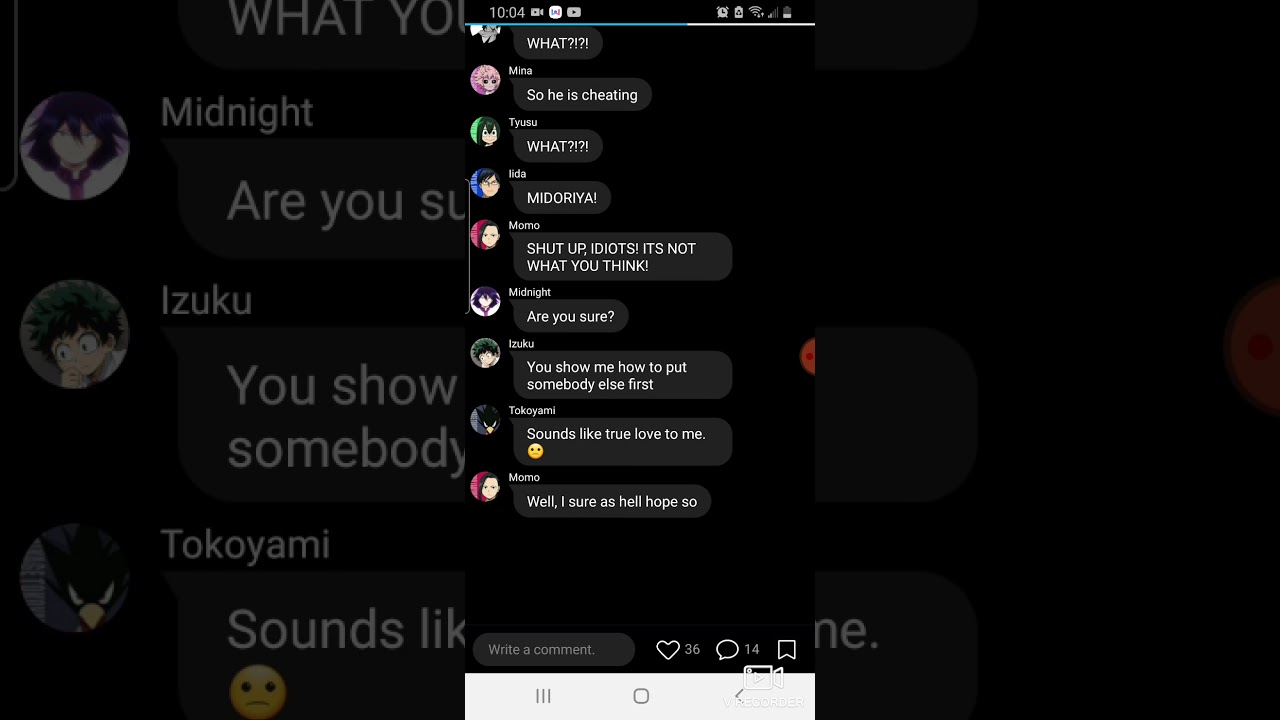 BNHA lyrics Prank: You belong (AiDeku) DEKU'S PREGNANT?!?!