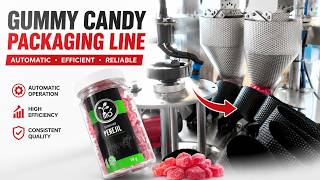 Gummy Candy Packaging Line | Automatic Weighing, Filling, Capping & Labeling