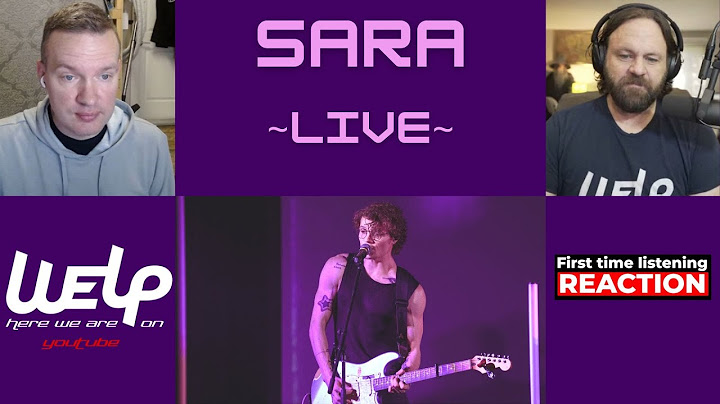 We Three - Sara (Live) | REACTION