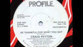 Craig Peyton - Be Thankful (Instrumental)