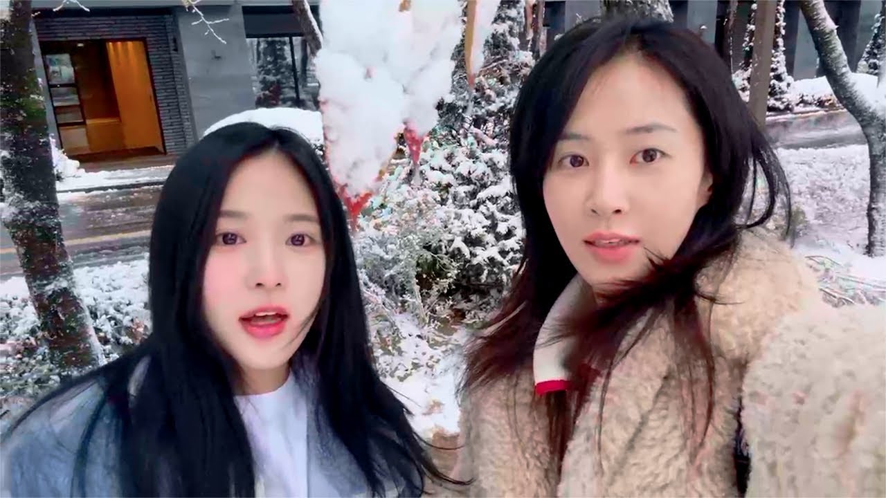[유리가 만든 tv] 첫눈 오던 날 ☃️ 유리&송선 자매 vlog