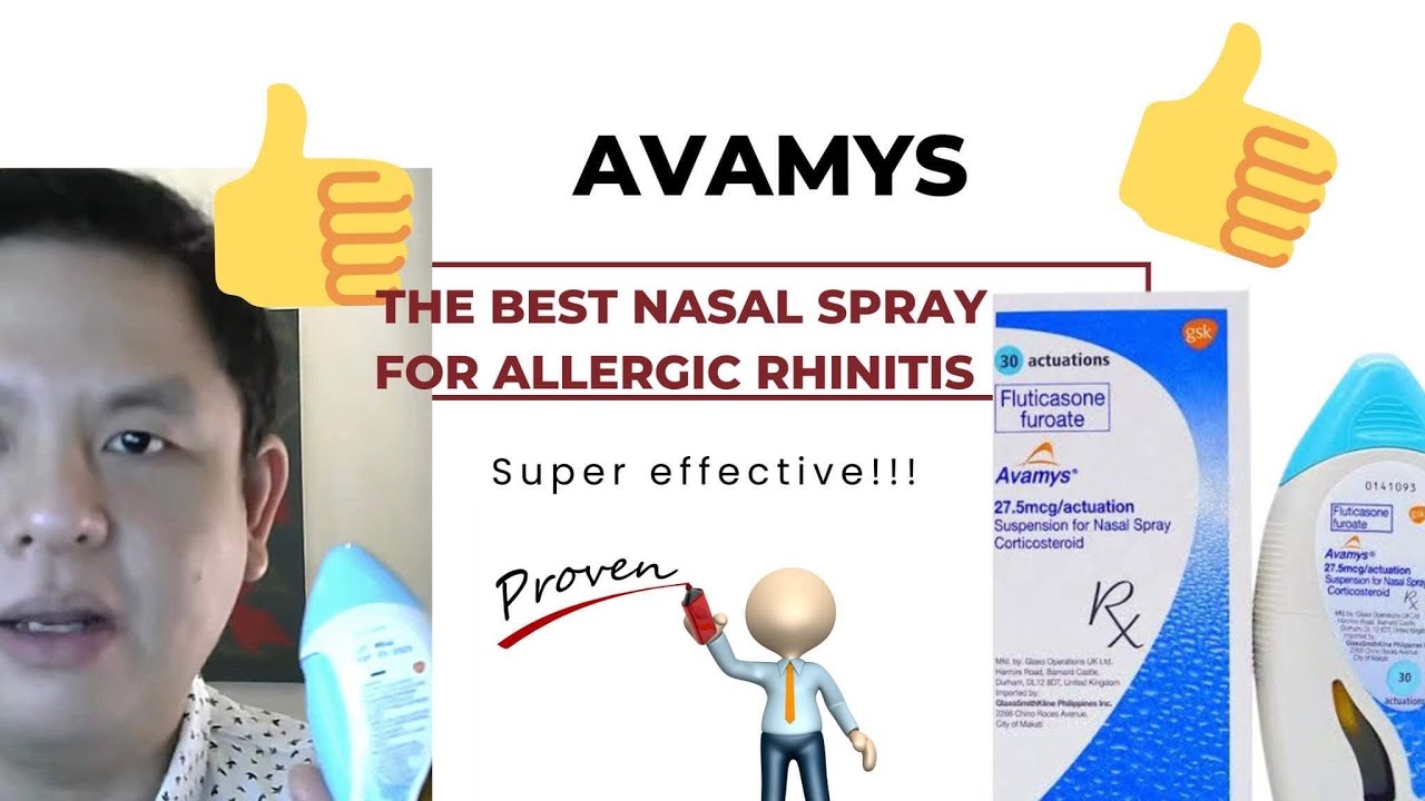 The Best Nasal Spray for Allergic Rhinitis 2021 - AVAMYS Review - YouTube