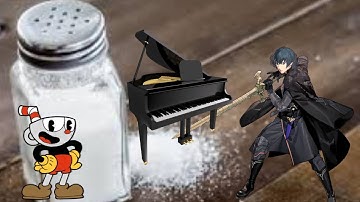 Fire Emblem Three Houses Piano cover but there is Salty Byleth reactions (and Cuphead)