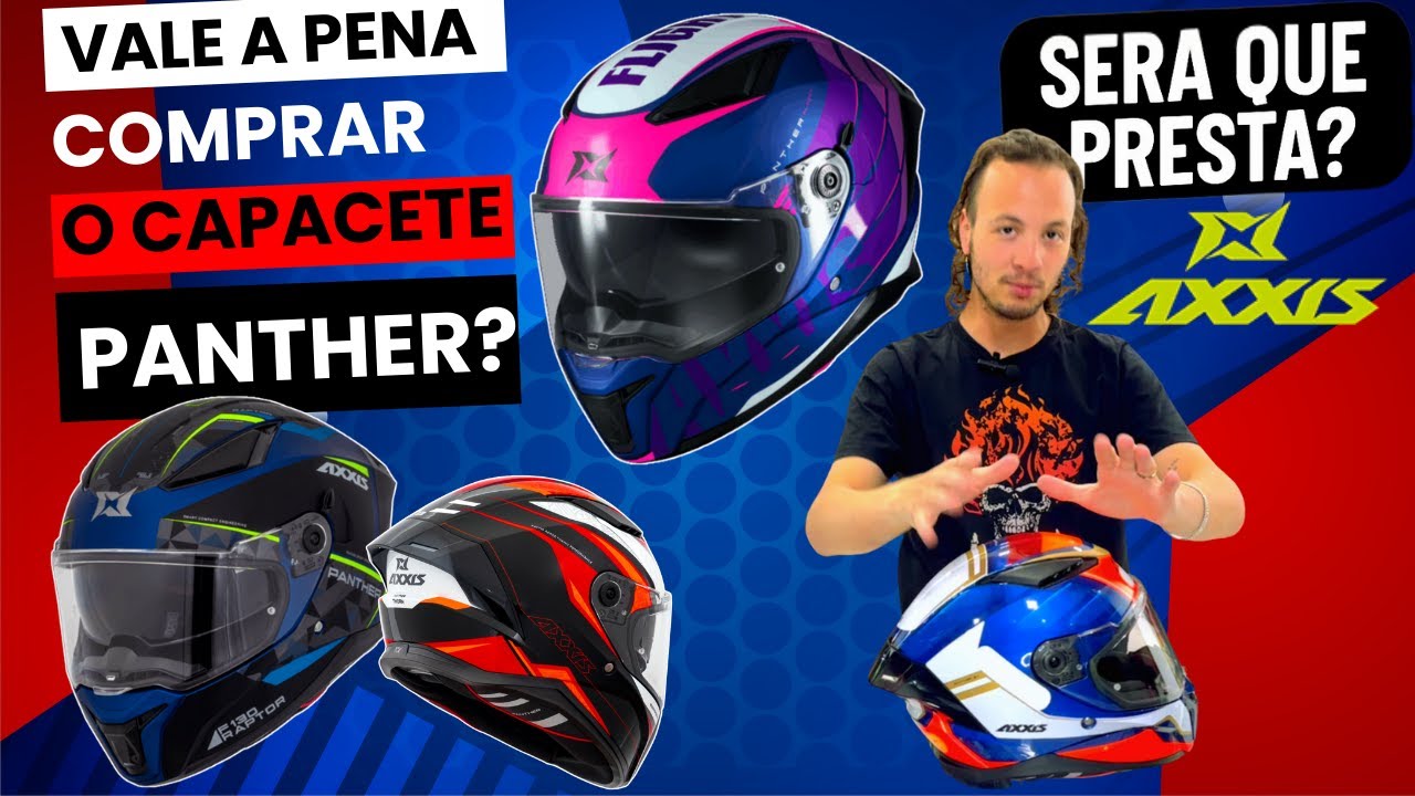 Vale a Pena Comprar o CAPACETE AXXIS PANTHER? Review Completo