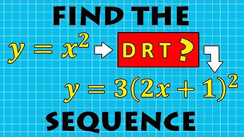 How to Find the Sequence of Transformations | VCE METHODS