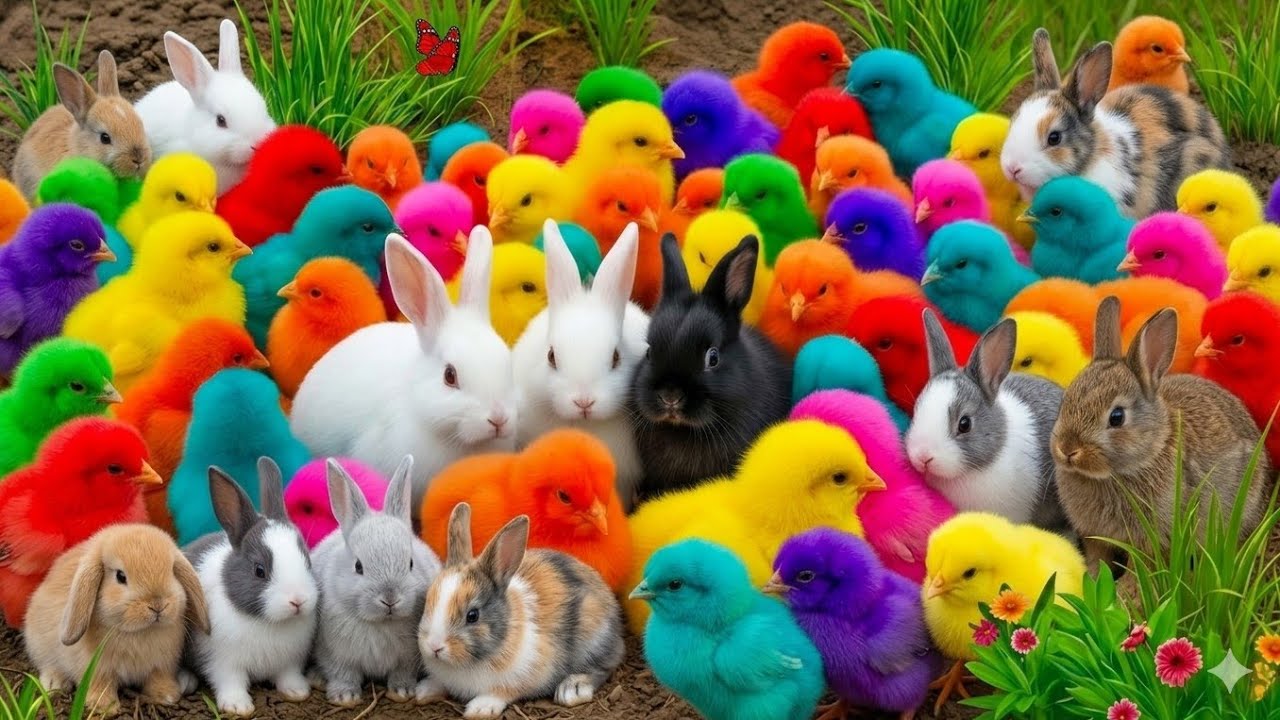 Tangkap Ayam Lucu, Ayam Warna Warni, Ayam Rainbow Gokil, Kelinci, Kucing Lucu, Bebek, Hewan Lucu