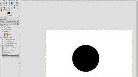 "B-BUT YOU CANT DRAW CIRCLES!!!" - DRAWING A CIRCLE IN GIMP SPEEDRUN UNDER 1 SECOND