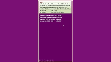 MCQ 16 Issue of Debentures| CLASS 12| ACCOUNTS| D K Goel Solutions| Shorts| Shares@learnwithease