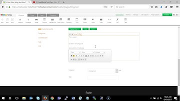 ZOHO Website - Post a New Blog