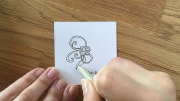 Zentangle® Muster: Mak-rah-mee