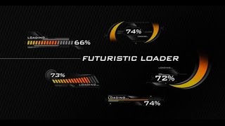 Futuristic Loading Screen - Project for After Effects DESCARGAR