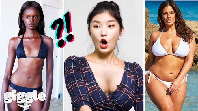 Koreans Girl & Boy React To Difference Between West vs Korean Bra Fashion 
