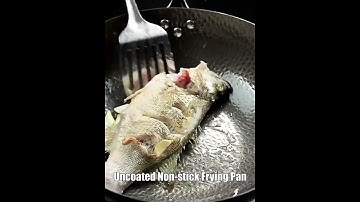 [Imported high-quality] Uncoated Honeycomb Pattern Non-stick Pan