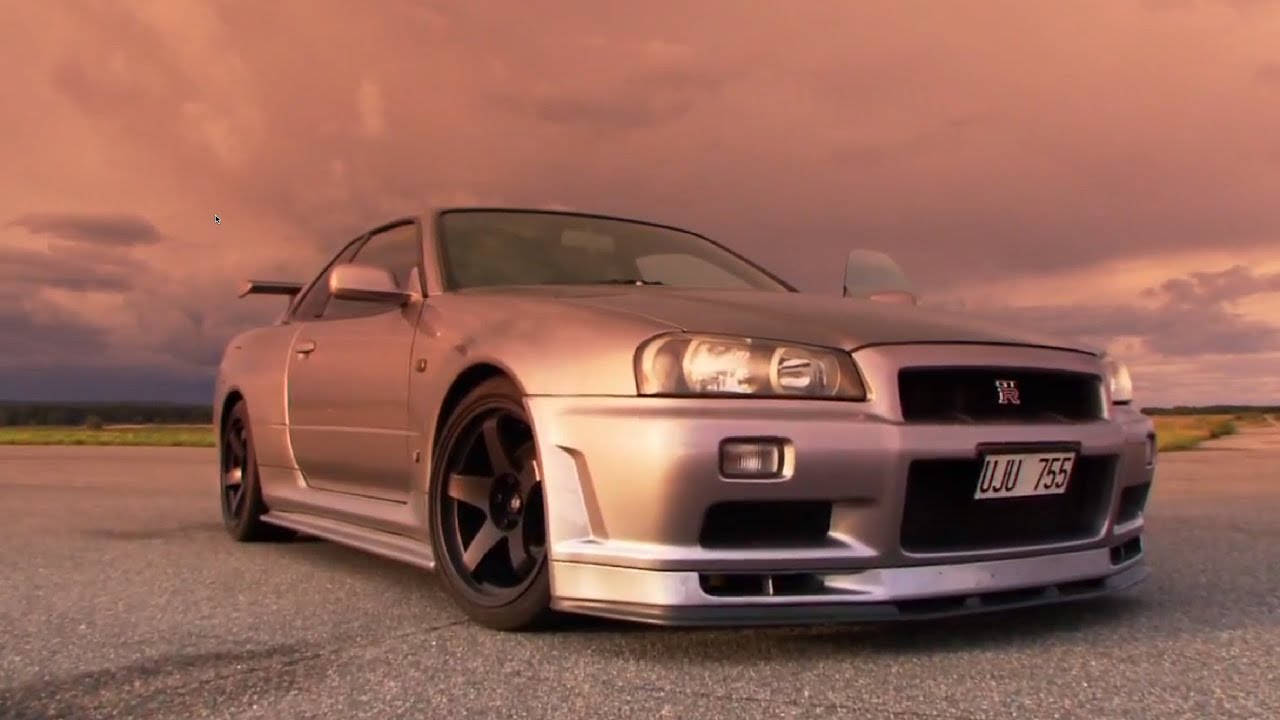 Bild från PGM 1 Asfalt provkör Nissan Skyline r34 v-spec