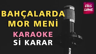 BAHÇALARDA MOR MENİ Karaoke Altyapı Türküler - Si Resimi