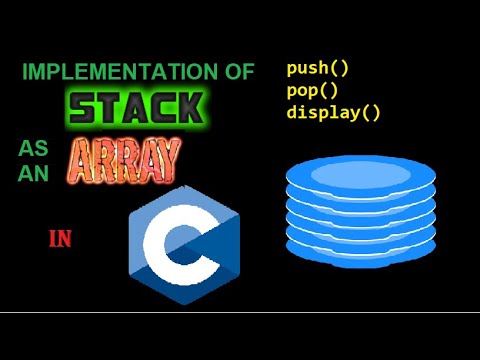 Implementation of Stack as an Array | Data Structures and Algorithms in ...