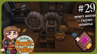 Society Sunlit Valley: Episode 29 - Infinity Range Booster and Create Factory Reshuffle!