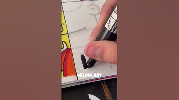 Drawing Bart Simpson, But in 4 Different Styles!! (Part 4) #art #posca #satisfying #viral