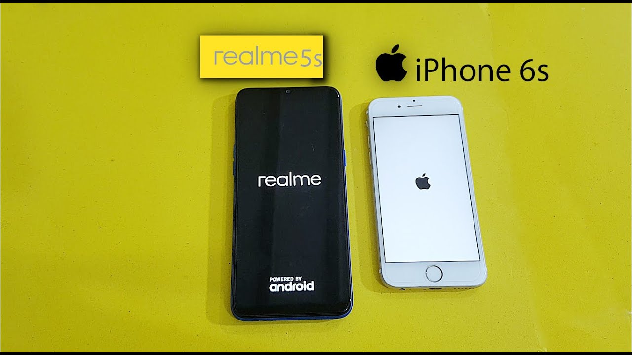 Realme 5s Vs Iphone 6s Speed Test Comparison Youtube